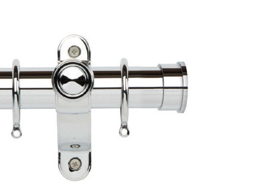 Galleria Metals 50mm Pole Chrome End Cap