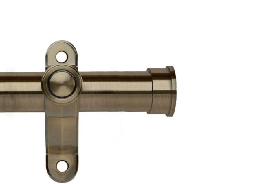 Galleria Metals 50mm Eyelet Pole Burnished Brass End Cap