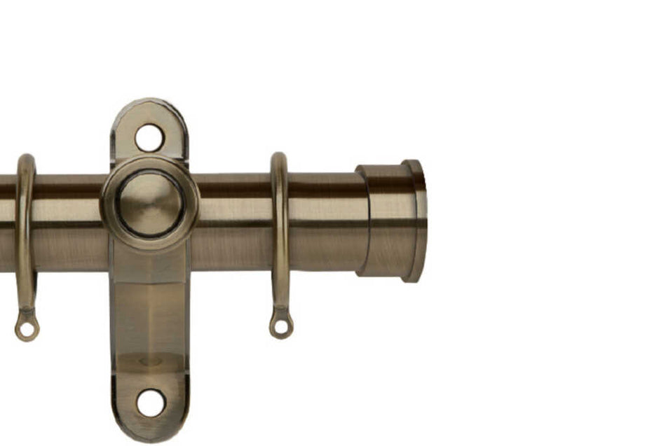 Galleria Metals 50mm Pole Burnished Brass End Cap