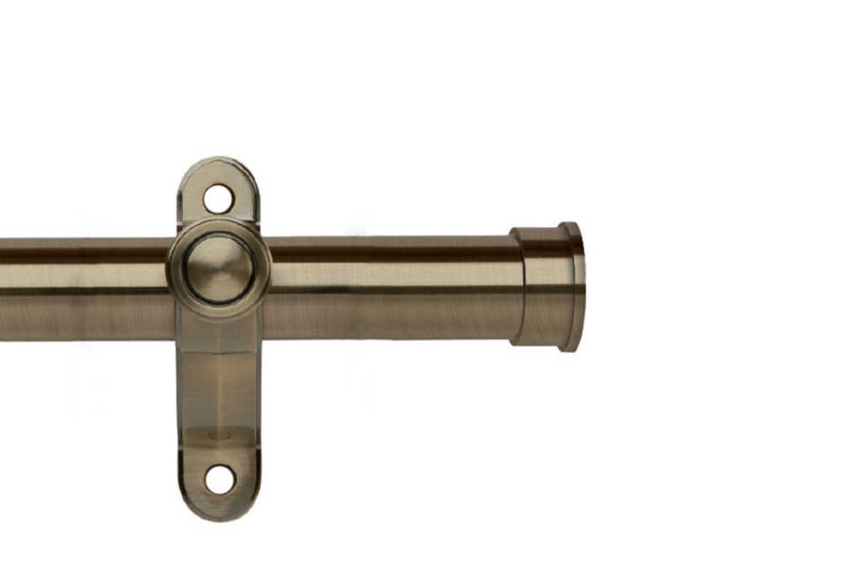 Galleria Metals 35mm Eyelet Pole Burnished Brass End Cap