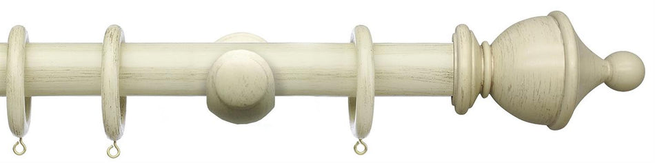 Integra Masterpiece 35mm, 50mm Pole Distressed Cream, Cup, Urn