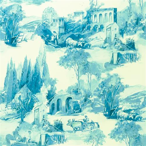 Clarke & Clarke Colony Anastacia Delft Wallpaper