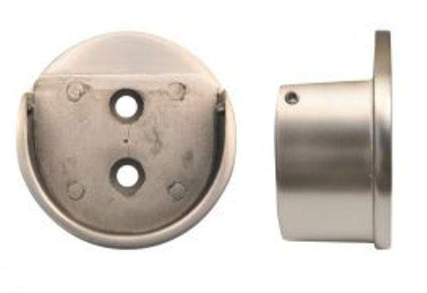 Renaissance Accents 50mm Curtain Pole Recess Bracket, Titanium