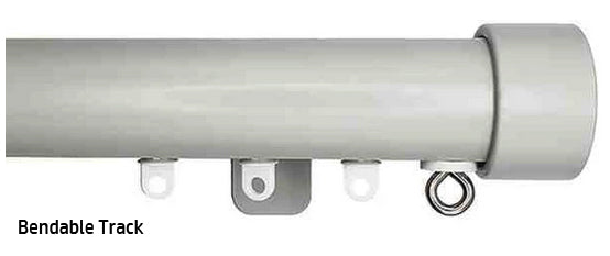 Cameron Fuller System Round38 Bendable Curtain Track Endcap Ash