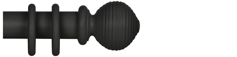 Cameron Fuller 63mm Pole Matt Black Beehive