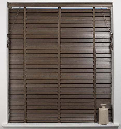 35mm bespoke Slat Venetian Blind, Walnut
