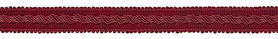 Hallis Antoinette Woven Detail Braid Trimming Rouge