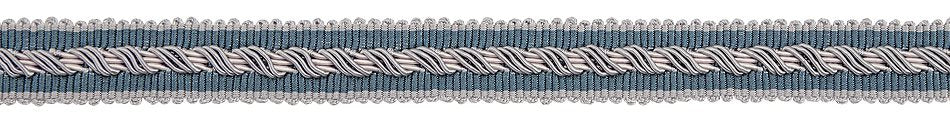 Hallis Antoinette Woven Detail Braid Trimming Slate Blue