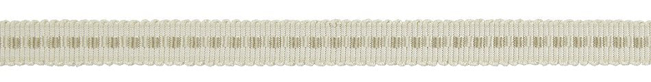 Hallis Antoinette Woven Narrow Braid Trimming Ivory