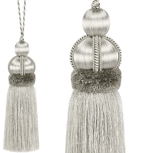 Hallis Antoinette Key Tassel Silver
