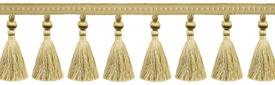 Hallis Antoinette Tassel Fringe Trimming Gold