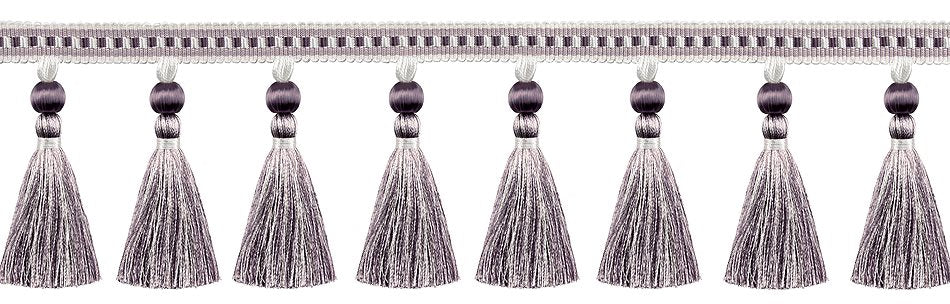 Hallis Antoinette Tassel Fringe Trimming Wisteria