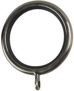 Galleria 50mm Curtain Pole Rings Chrome