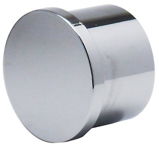 Galleria 50mm Curtain Pole End Cap Finials Chrome