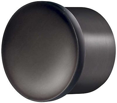 Galleria 50mm Curtain Pole End Cap Finials Black Nickel