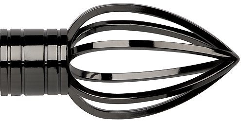 Galleria Metals 50mm Finial Black Nickel Caged Spear