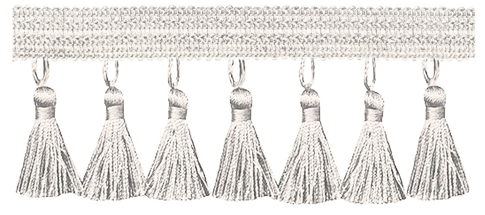Jones Principal Tassel Fringe, White