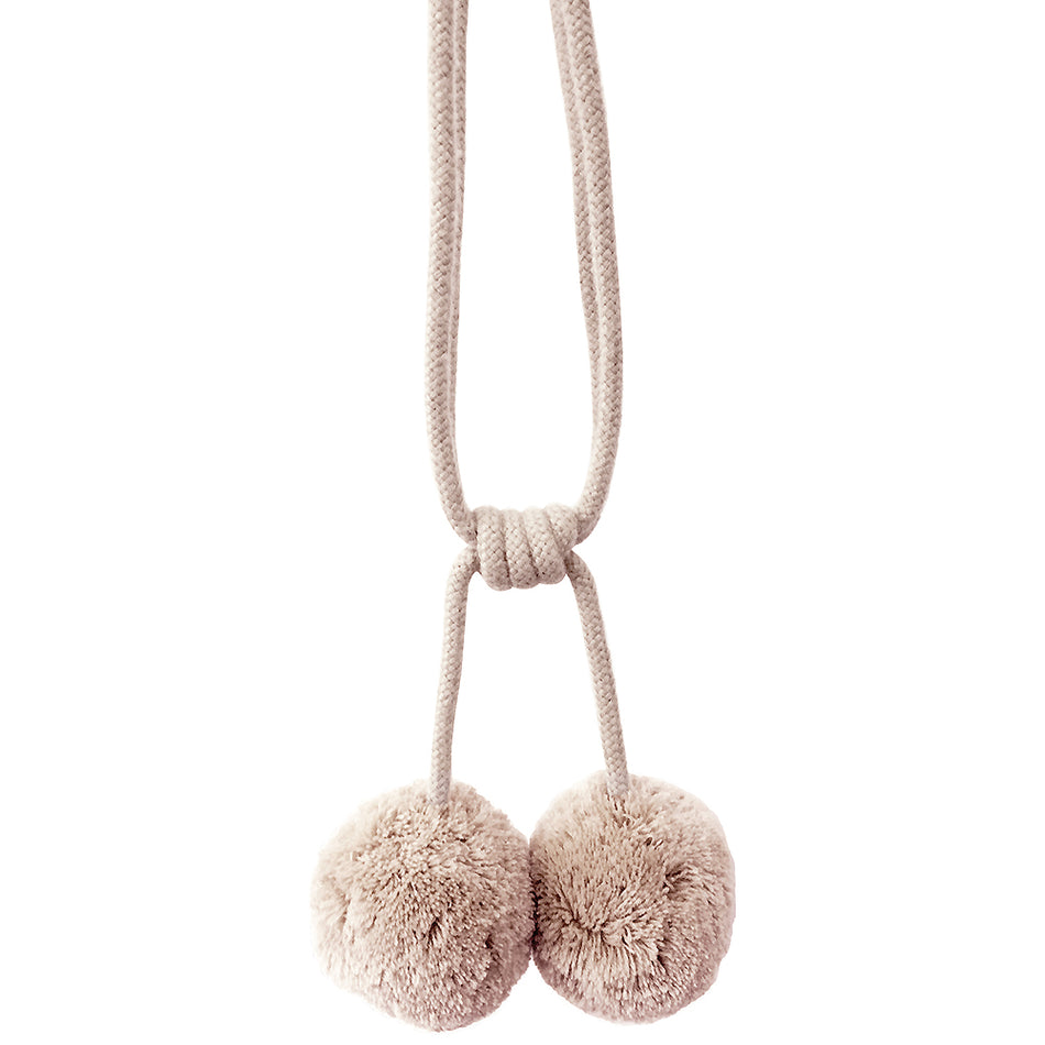 Jones Hygge Pom Pom Tieback, Blush