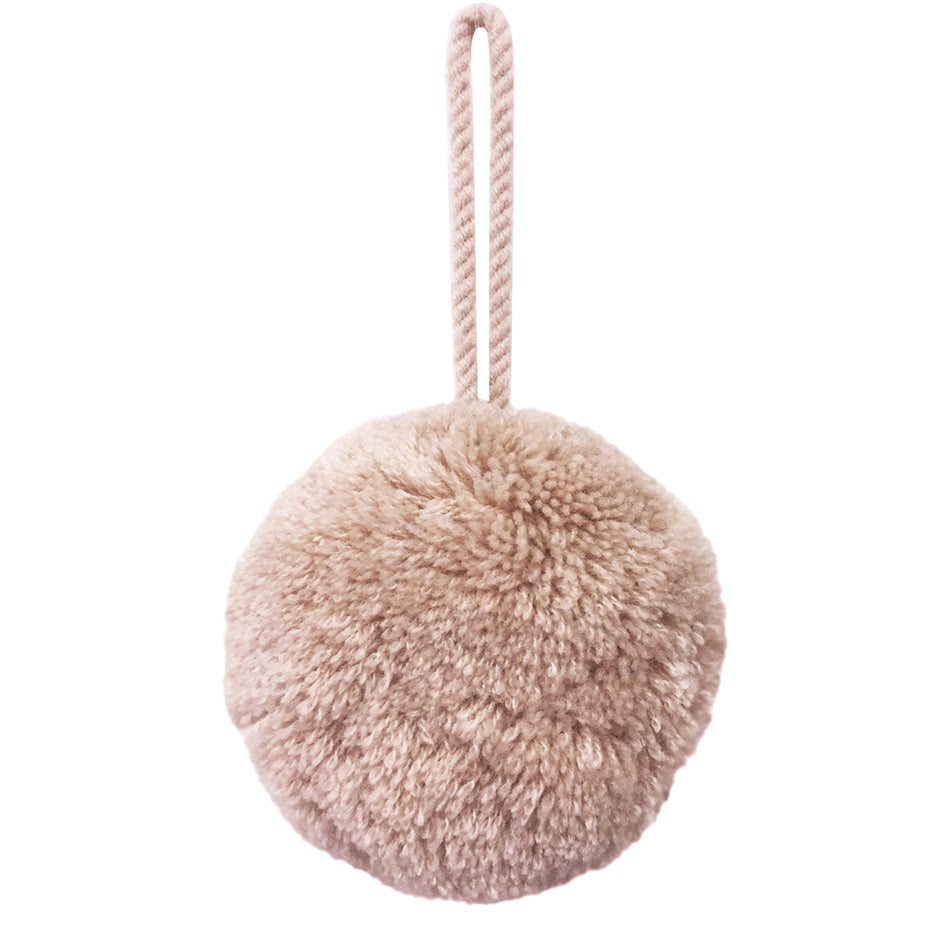 Jones Hygge Pom Pom Key Tassel, Blush