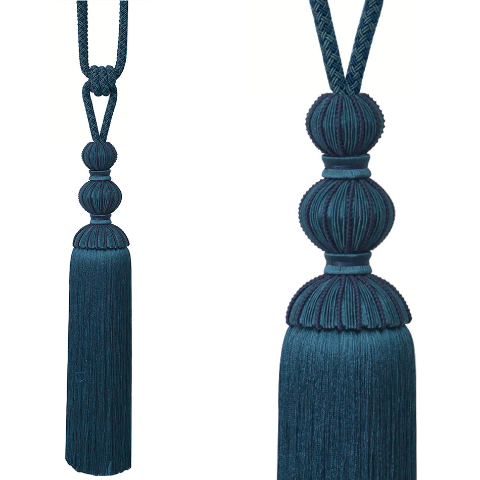 Jones Bexley Rope Tieback, Teal