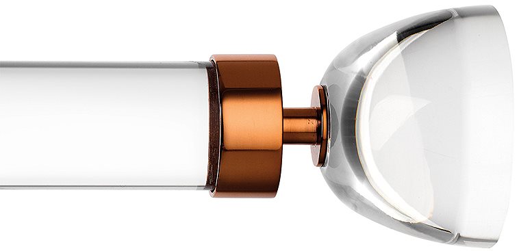 Byron Halo 35mm, 45mm Acrylic Pole, Acrylic Rings, Copper Luna