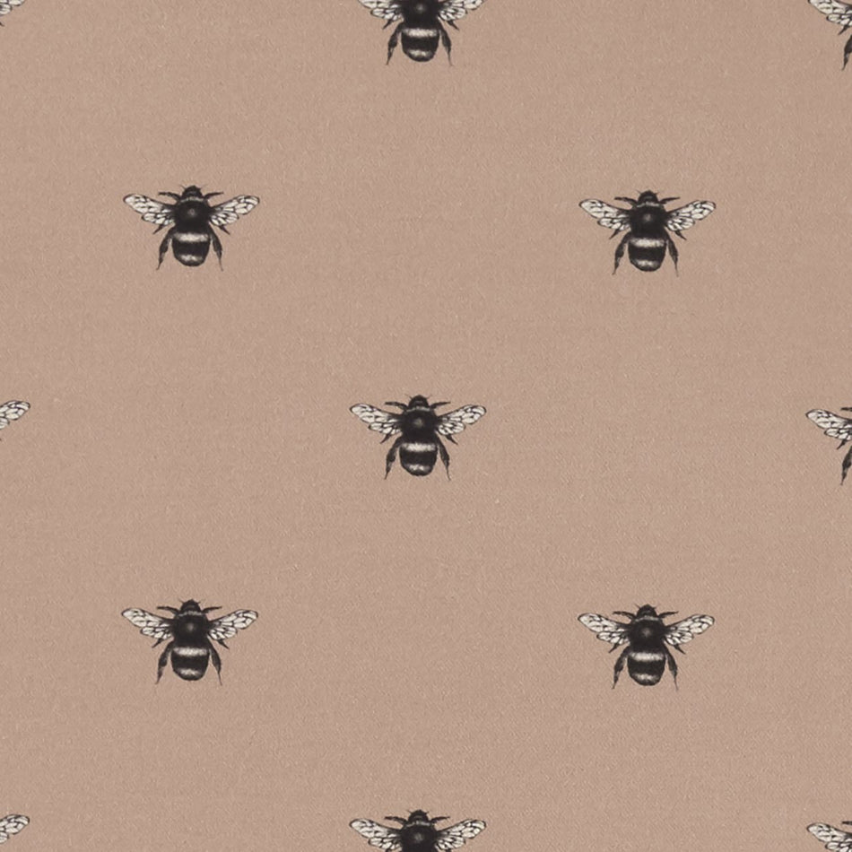 Clarke & Clarke Eden Abeja Blush Fabric