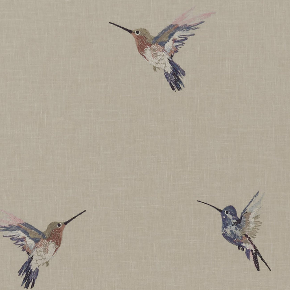 Clarke & Clarke Exotica Woodstar Pastel Fabric