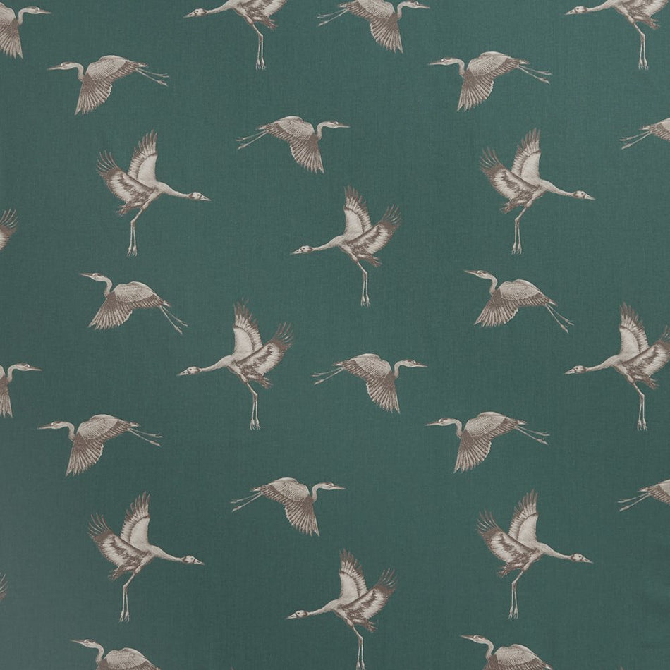 Iliv Orientalis Cranes Jade Fabric