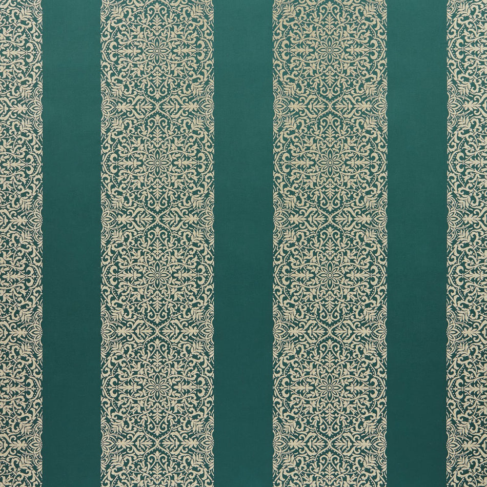 Iliv Isadore Brocade Stripe Teal Fabric