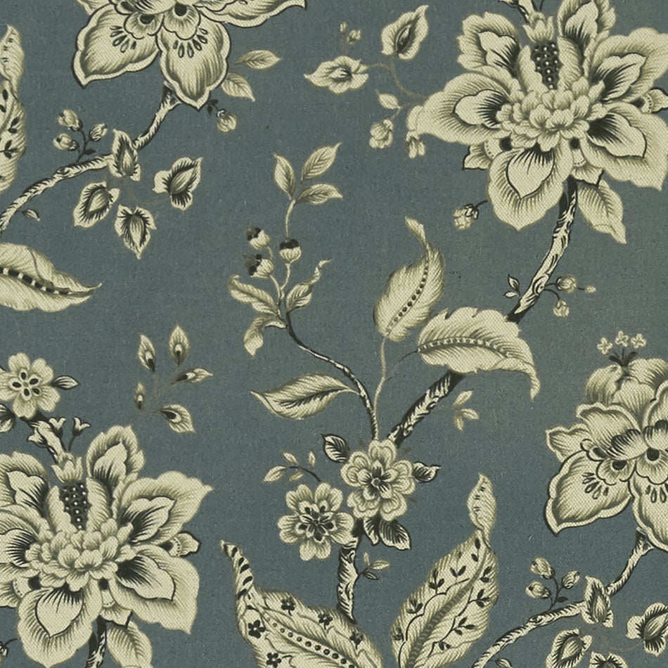 Clarke & Clarke Eden Palampore Denim Fabric