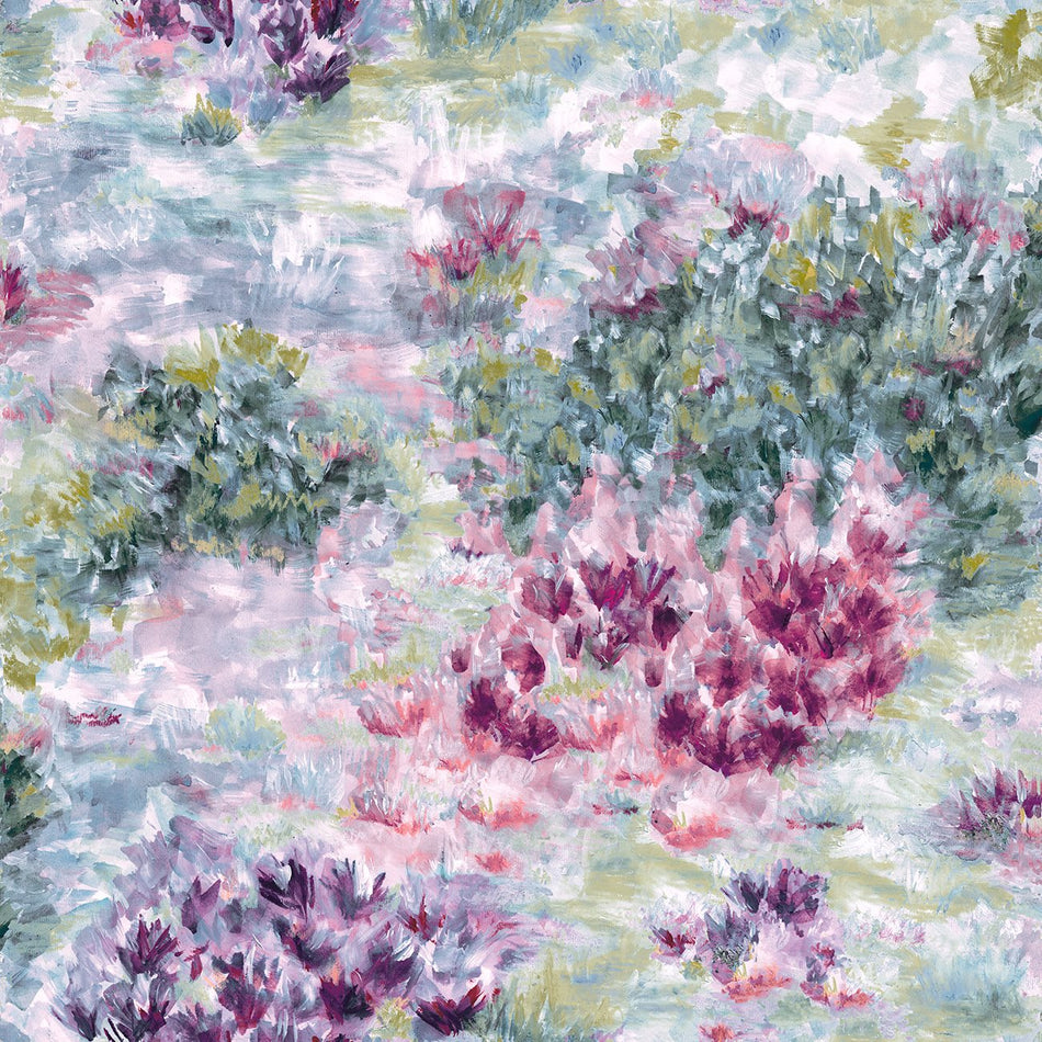 Clarke & Clarke Exotica Fiore Slate_Amethyst Fabric