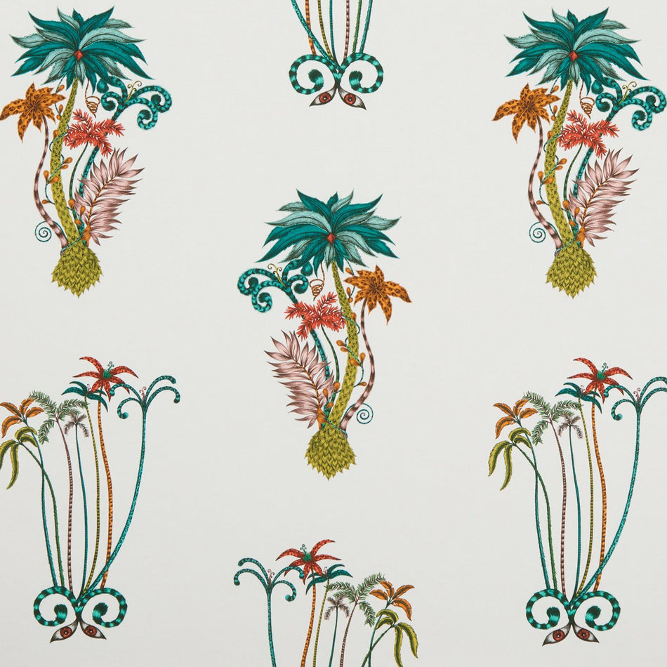 Clarke & Clarke Animalia Jungle Palms Jungle Fabric