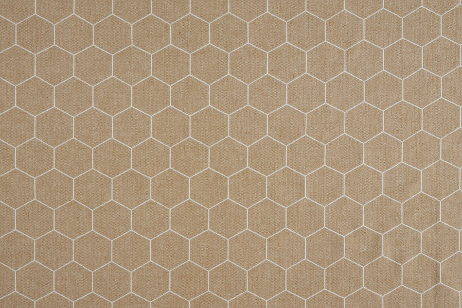 Beaumont Textiles Sherwood Beehive Biscuit Fabric