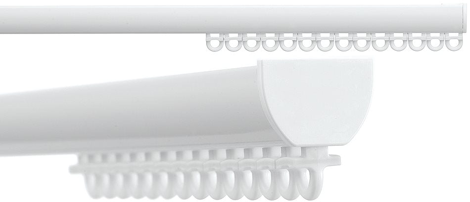 Silent Gliss 6010 Hand Drawn Silent Curtain Track White