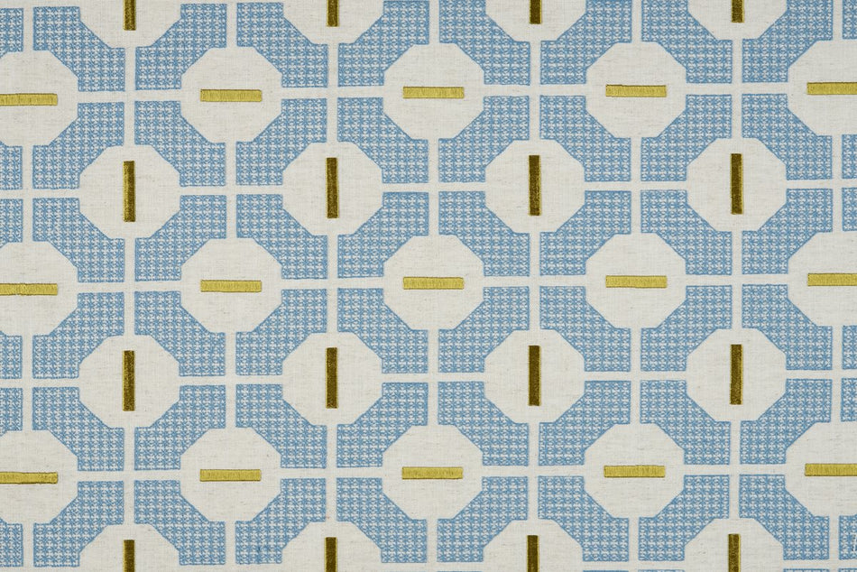 Beaumont Textiles Carnival Rumba Teal Fabric