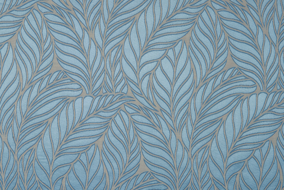 Beaumont Textiles Manor Highclere Sky blue Fabric