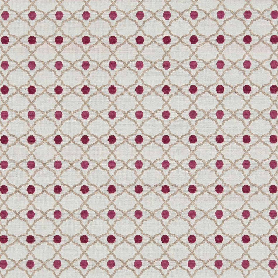 Clarke & Clarke Equinox Venus Raspberry Fabric