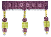 JLS Quartet Trimming Bead Fringe, Blush