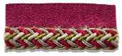 JLS Quartet Trimming Narrow Flange Cord, Fuchsia