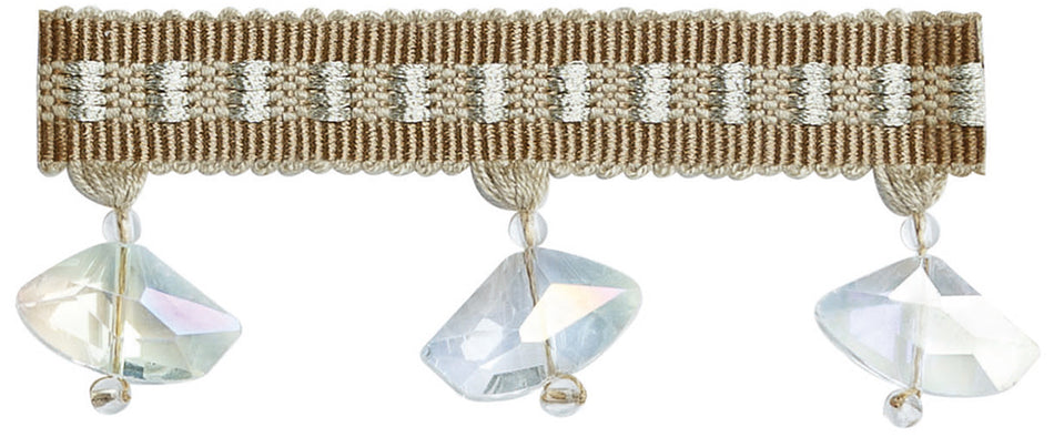 JLS Astral Beaded Tassel Fringe, Caramel