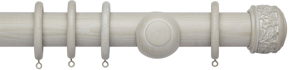 Ashbridge 45mm Wood Pole, Heritage Grey, Claremont