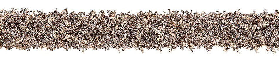 Hallis Opulent Trim Ruche 40mm Bisque