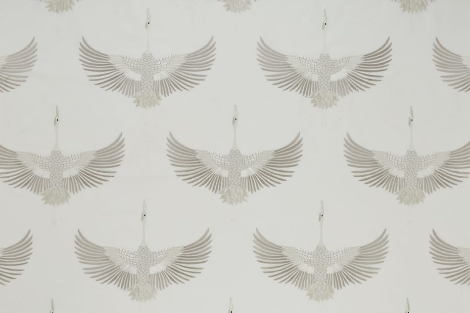 Kai Aravalli Demoiselle Silver Fabric
