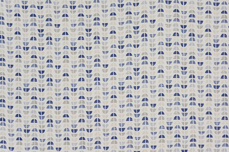 Fryetts Scandi Odense Blue Fabric