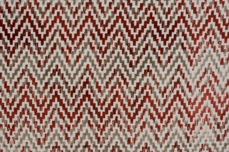 Porter & Stone Assisi San Remo Burnt Orange Fabric