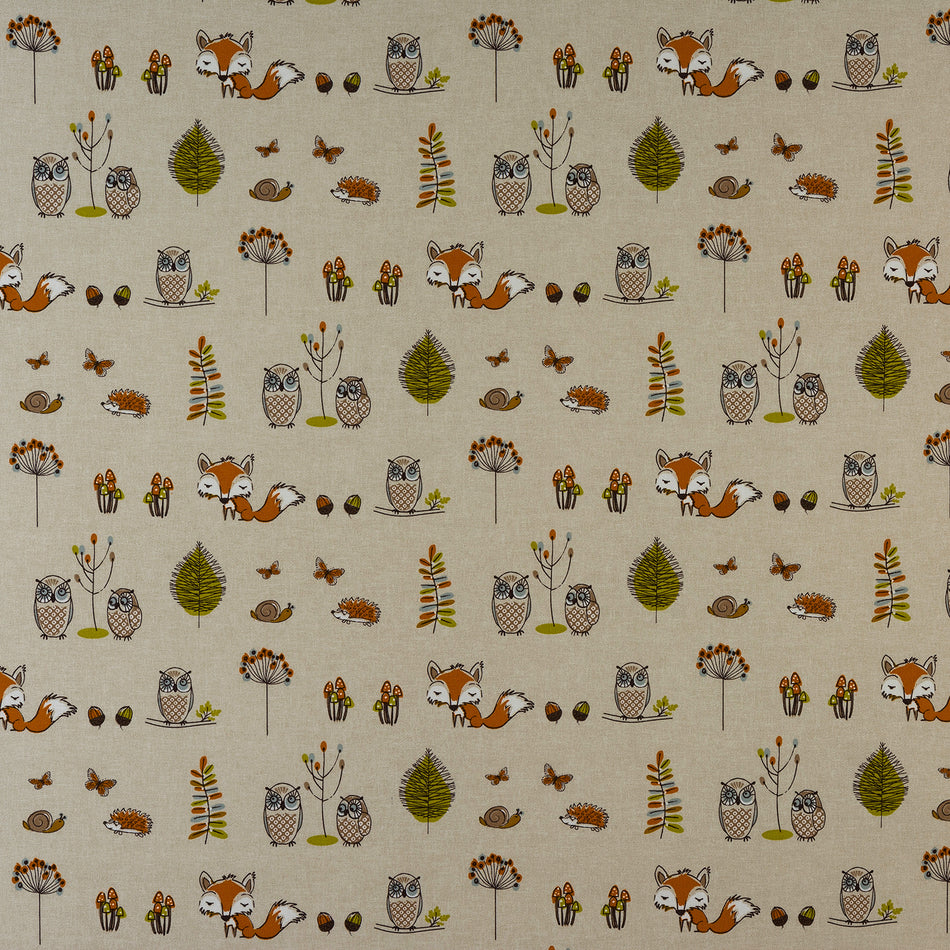 Fryetts Novelty Time Woodland Fox Multi Fabric