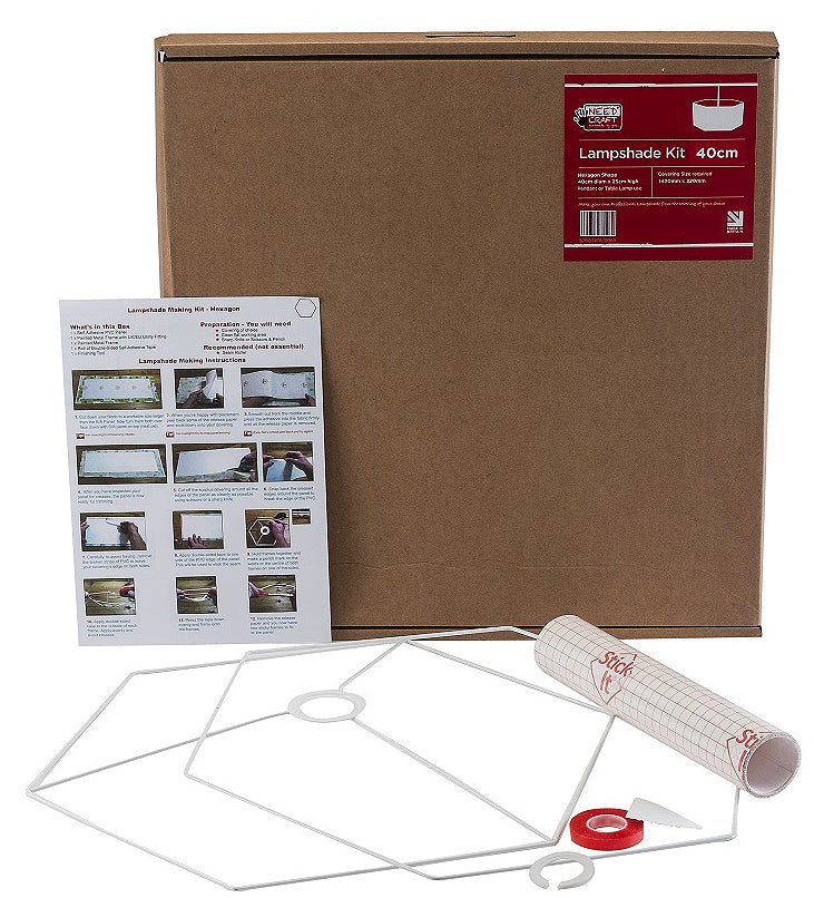 Needcraft 40cm Hexagonal Lampshade Kit