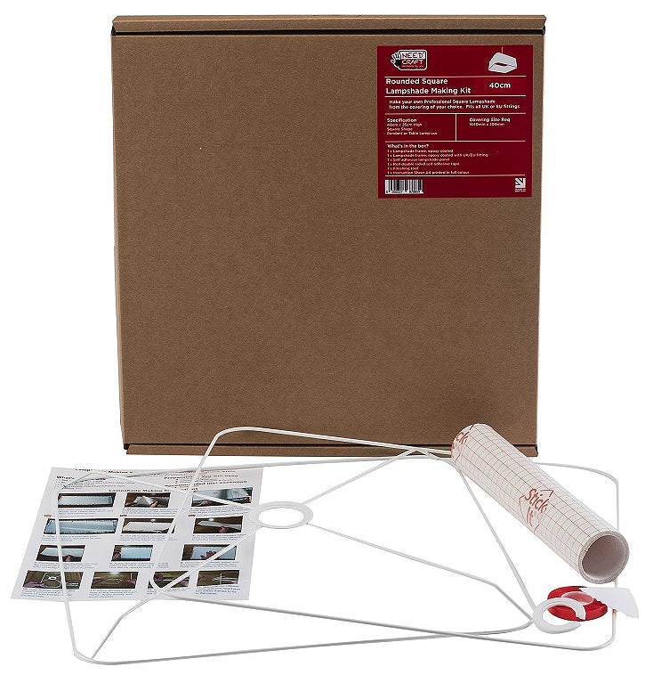 Needcraft 40cm Rounded Square Lampshade Kit