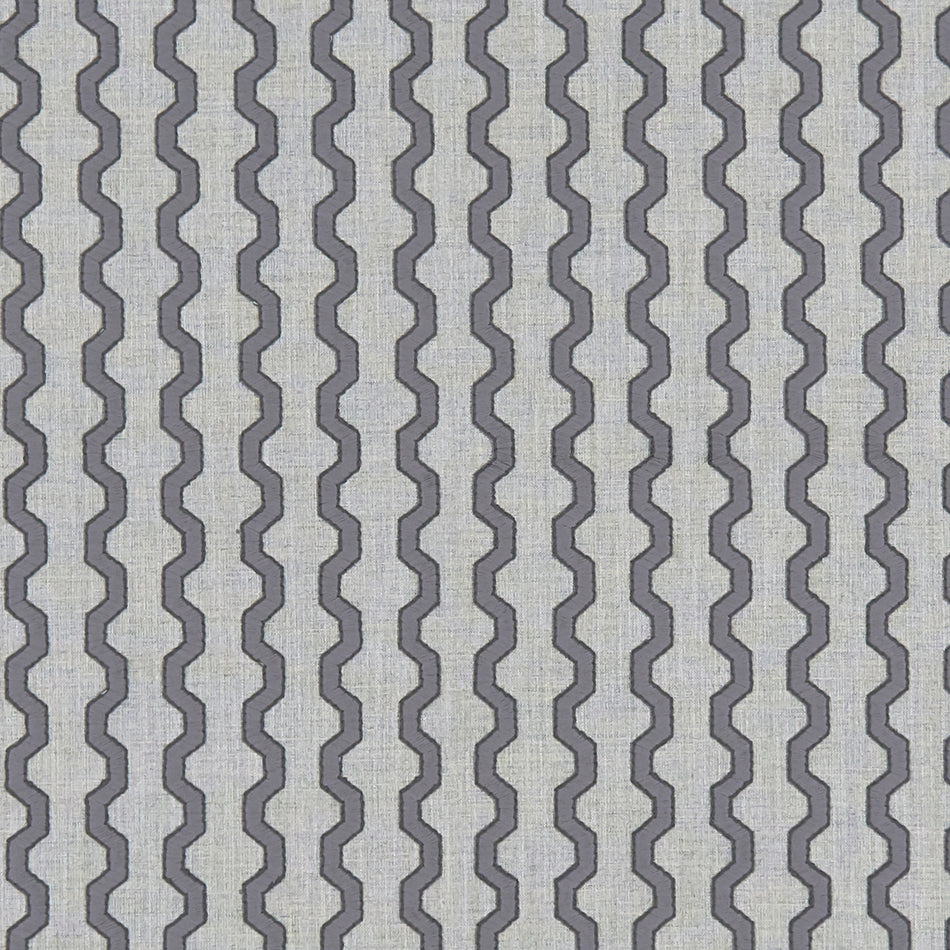 Clarke & Clarke Origins Replay Charcoal Fabric
