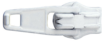 Hallis Economy Zip Auto-Lock Sliders, White